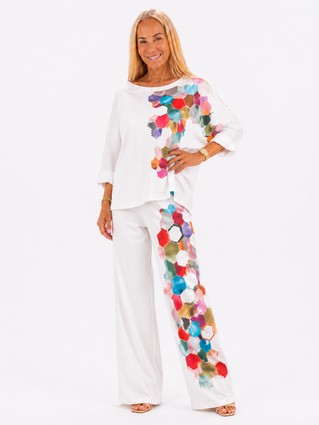 White Mosaic Elegance Set